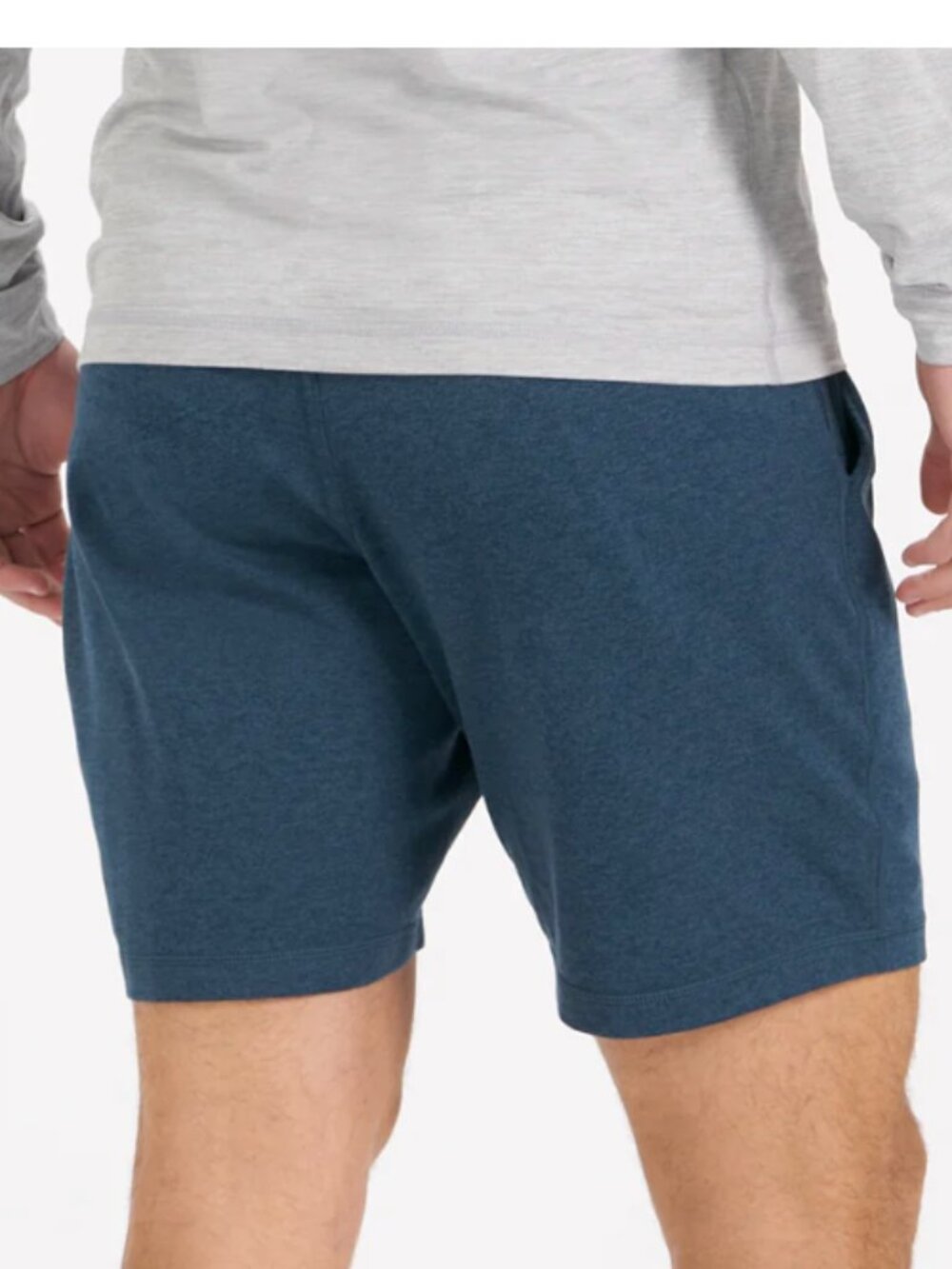Vuori Men's Ponto Performance Short 7" Indigo Heather - Picture 11 of 11
